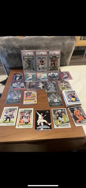 Graded Football Card Lot And Other Football Cards