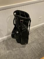 Brand New Taylormade Vessel Lite Lux Leather Stand Bag