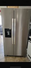 Whirlpool 36” Wide Side By Side Stainless Steel Refrigerator