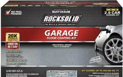 Rust-Oleum RockSolid 180 oz. Gray Polycuramine 2.5 Car Garage Floor Kit