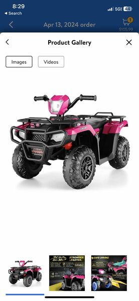 Power Wheels Quad