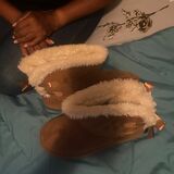 Tan Colored Size 10 Ugg Boots For Sale