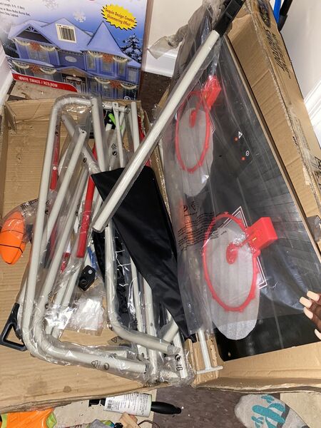 Brand New Double Basketball Courts For Kids