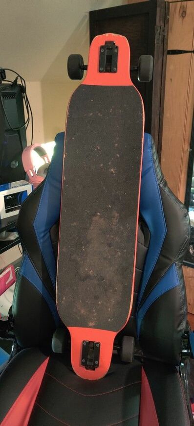 Big Orange Longboard