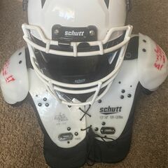 Football Helmet And Shoulder Pads