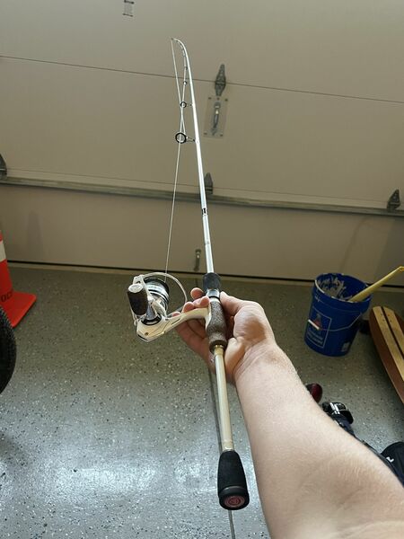 favorite fishing rod and reel