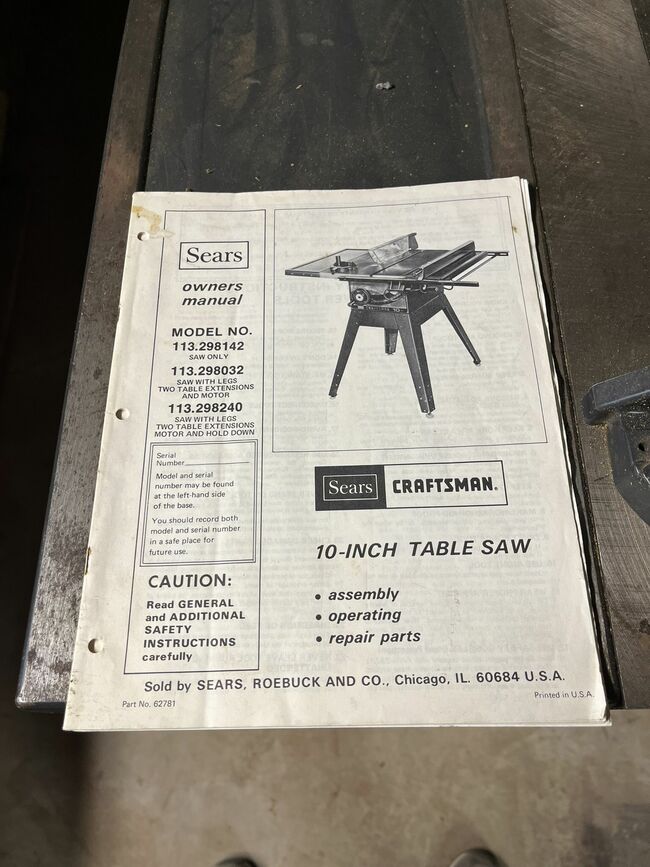 10 Inch Table Saw