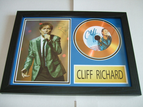 cliff richards signed disc