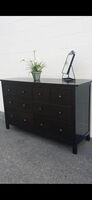 IKEA Hemnes Black Long Dresser With Big Drawers. Drawers Sliding Smoothly Great Conditipn. Delivery Available