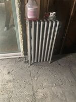 3 Tall Cast Iron Radiators 5 Smaller