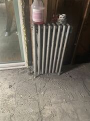 3 Tall Cast Iron Radiators 5 Smaller