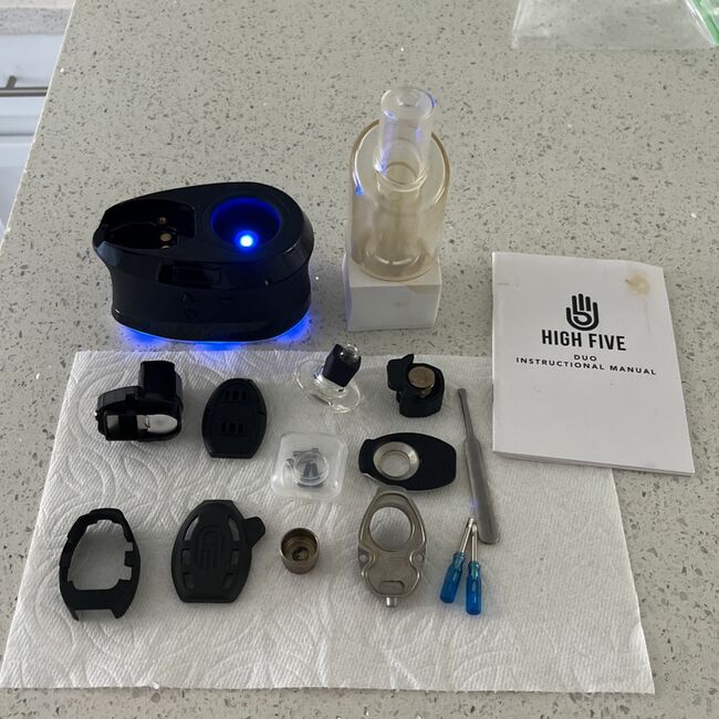 High Five Duo E-Rig With Her Atomizer