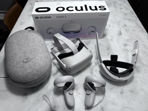 Meta Quest 2 — Advanced All-in-One Virtual Reality Headset — 256 GB with Elite Strap + Battery