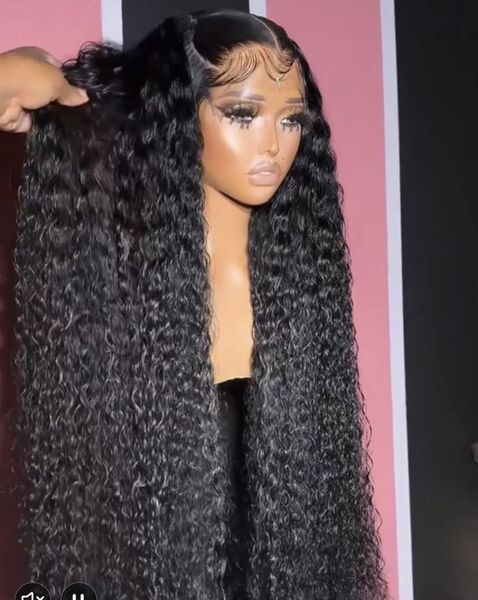 30 Kinky Curly Human Hair Wig 250% Density 13X4 HD Lace Front Wigs Deep Curly Pre Plucked Hairline With Baby Hair 100% Brazilian Human Hair Wig Natura