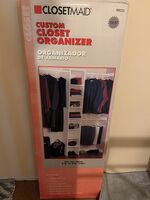 Custom closet organizer