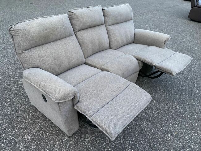 FREE DELIVERY AND INSTALLATION - La-Z-Boy - Manual Reclining Sofa set Gray Color