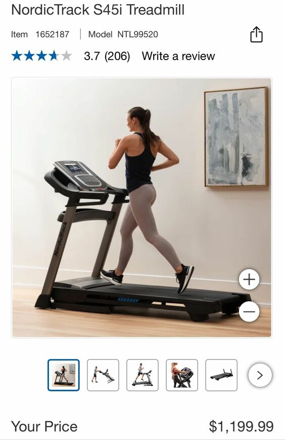 Nordic Treadmill S45i