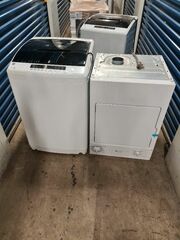 24"apartment Size GE Washer &  Electric Dryer