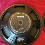 Pair of Gemini Ws15-Gt/GSM Woofer In Working Condition $40.00