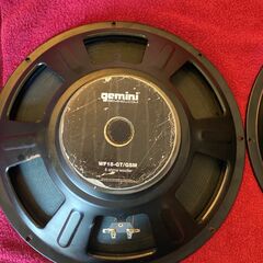Pair of Gemini Ws15-Gt/GSM Woofer In Working Condition $40.00