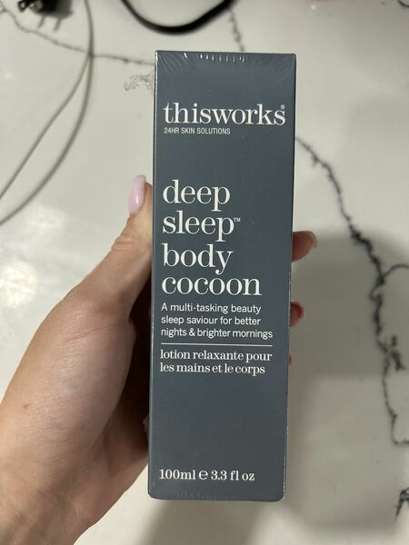 THISWORKS deep sleep body cocoon, Multi-Tasking Beauty Sleep Lotion, 3.3 oz