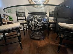 Round Base For Glass Dining Room Table