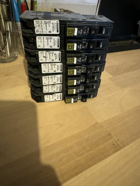 Square D 15 Amp Arc Fault Breaker