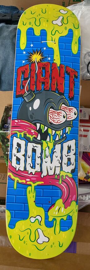 Giant Bomb Skateboard Deck *Never Used* Video Games