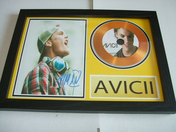 avicii signed disc