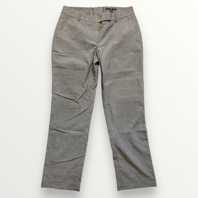 H&M Trousers Women’s US 10 Gray Pinstripe Tailored Pants