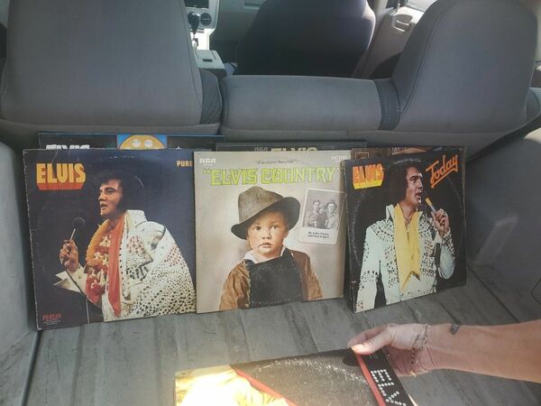 3 vintage original Elvis records