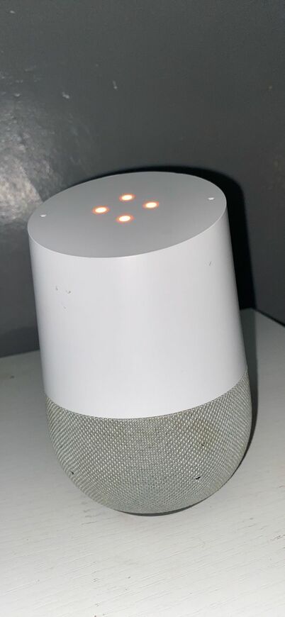 google home white slate one size smart speaker google assistant