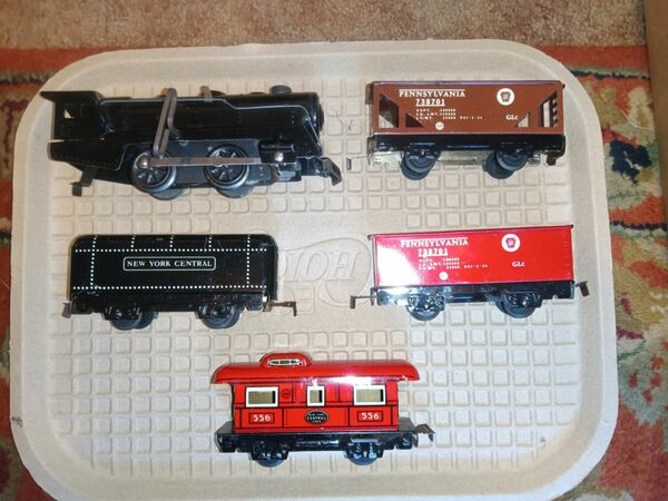 Vintage "Marx" Tin,Litho,Wind Up Train Set