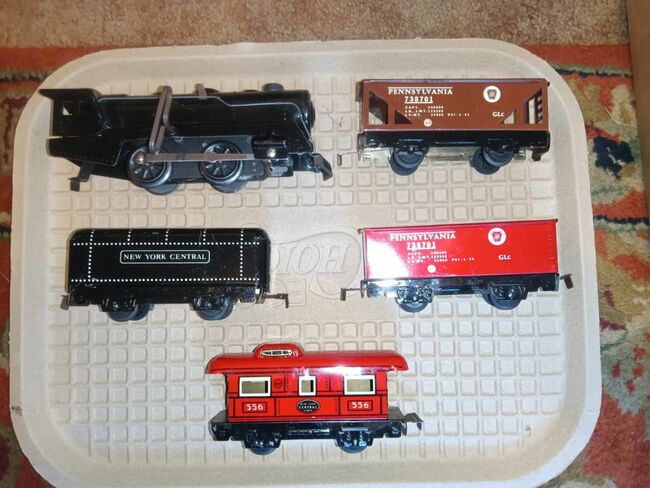 Vintage "Marx" Tin,Litho,Wind Up Train Set