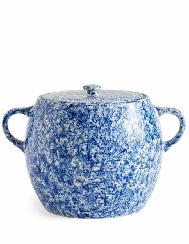 Hay Sobremesa speckled-print bean pot