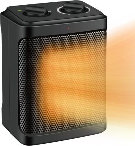 New PORTABLE CERAMIC  SPACE HEATER For Indoor Use,1500W With 4 Modes