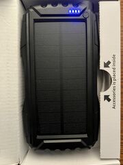 Power Bank(Solar As Well)/Portable Charger/Battery Bank/External Battery/Backup Battery.