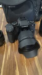 Lumix G85 (4k) Digital Camera + Leica 25mm f/1.2 + 12-60mm f/3.5 + 45-150mm f/4)