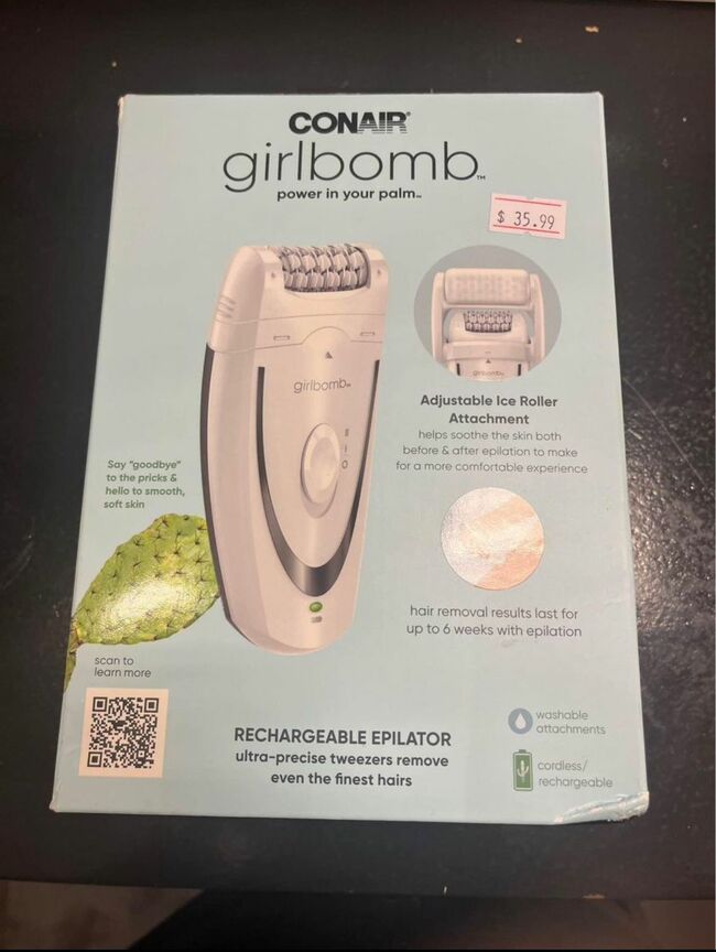 Contair Girlbomb Shaver Ultra Precise Tweezers