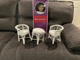 American Girl Doll Grace W/Bistro Set + Doll & Pet Carrier + bonus matching outfits for your child & doll