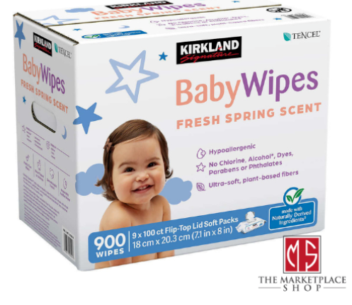 Scented Baby Wipes, 900-count, Ultra-soft Plant Based Fibers