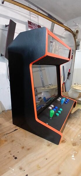Arcade Cabinets Assembled With Monitor Included