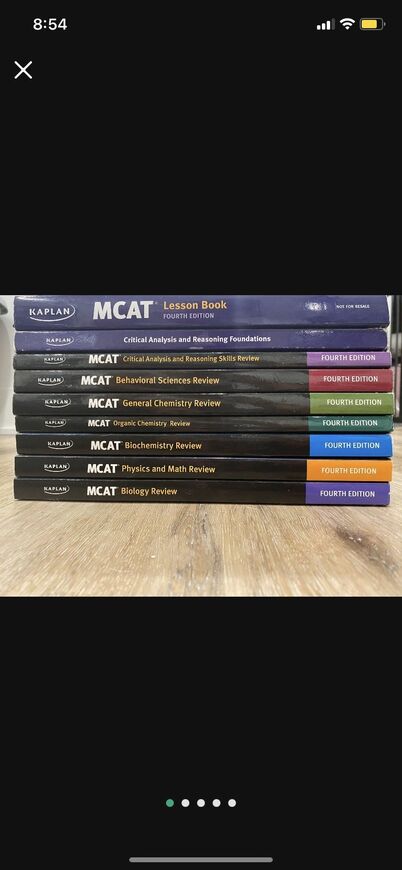 MCAT Books (NEGOTIATIONS ACCEPTED)