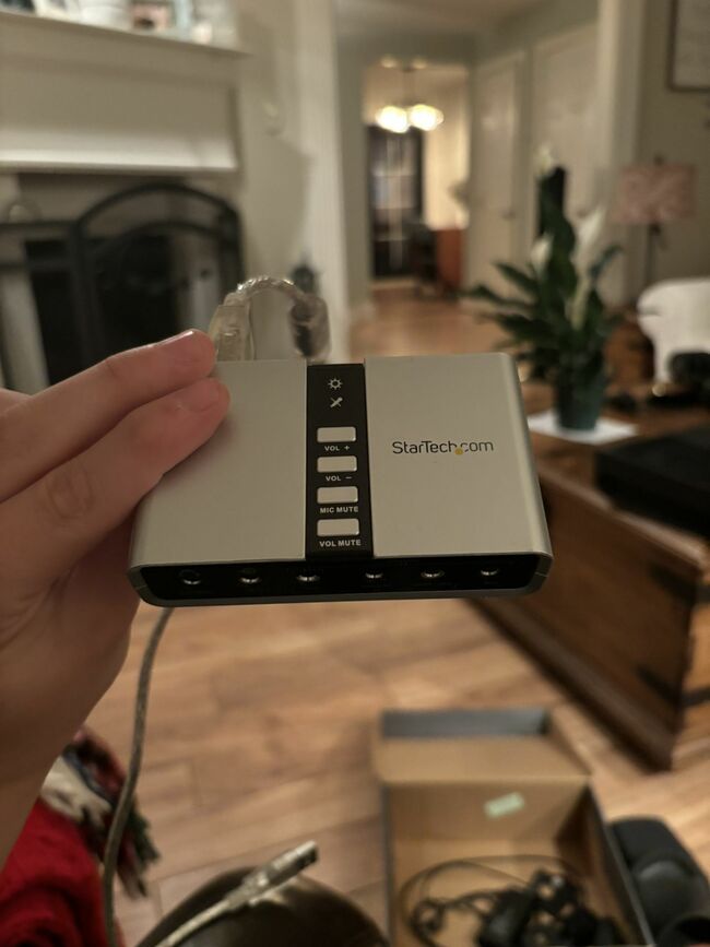 1 USB Audio Adapter External Sound Card with SPDIF Digital Audio