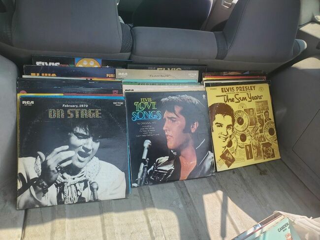 3 vintage original Elvis records