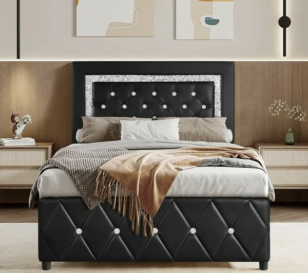 Twin Size Diamond Headboard Frame
