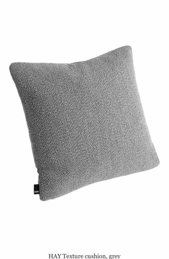 Hay Texture cushion, grey