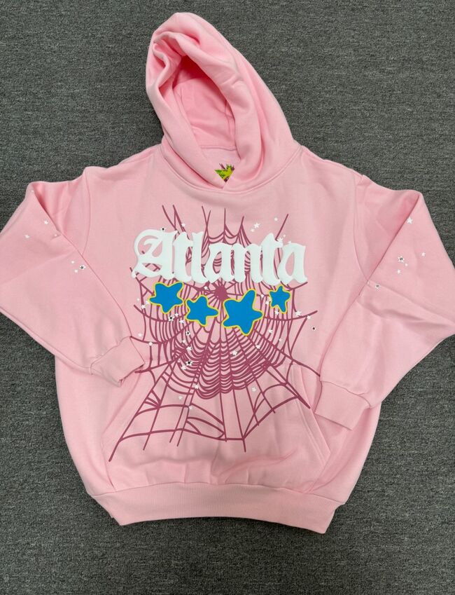 Sp5der Atlanta Hoodie (Pink)