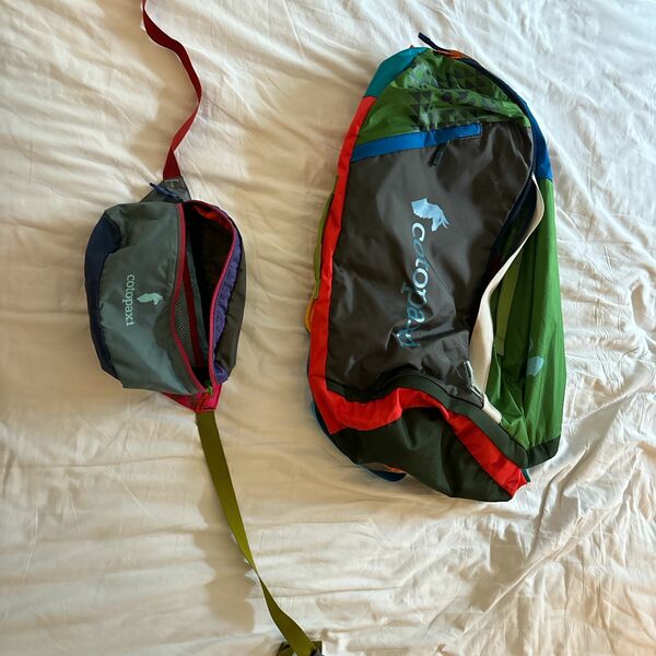 cotopaxi backpack one strap and fanny pack