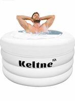 XL Large Ice Bath Tub for Athletes, Inflatable 105 Gallons(400L) Cold Plunge Tub for Adults, Portable Freestanding Ice Barrel with Zipper Cover for Ho